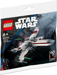 LEGO X-Wing Starfighter Set 30654 wings in landing position for gentle play