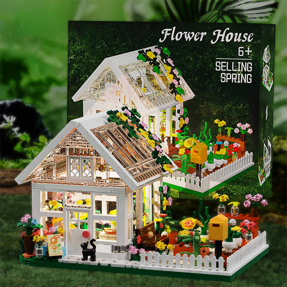 LEGPS YYDS 758-piece set showcases vibrant plants for a lush scene.