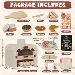 Lehoo Castle seasoning bottles and a donut in ABS plastic for safe play.