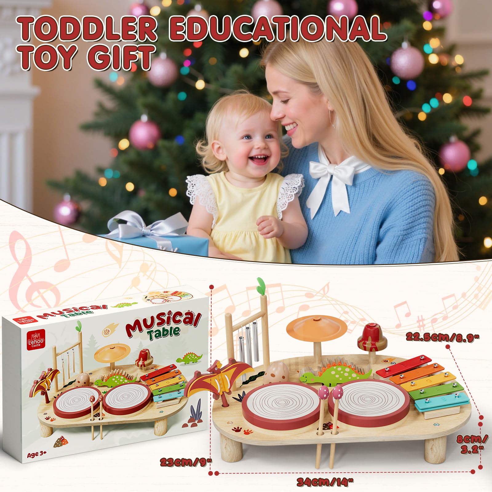 Lehoo Castle gift box ready for a toddler gift.