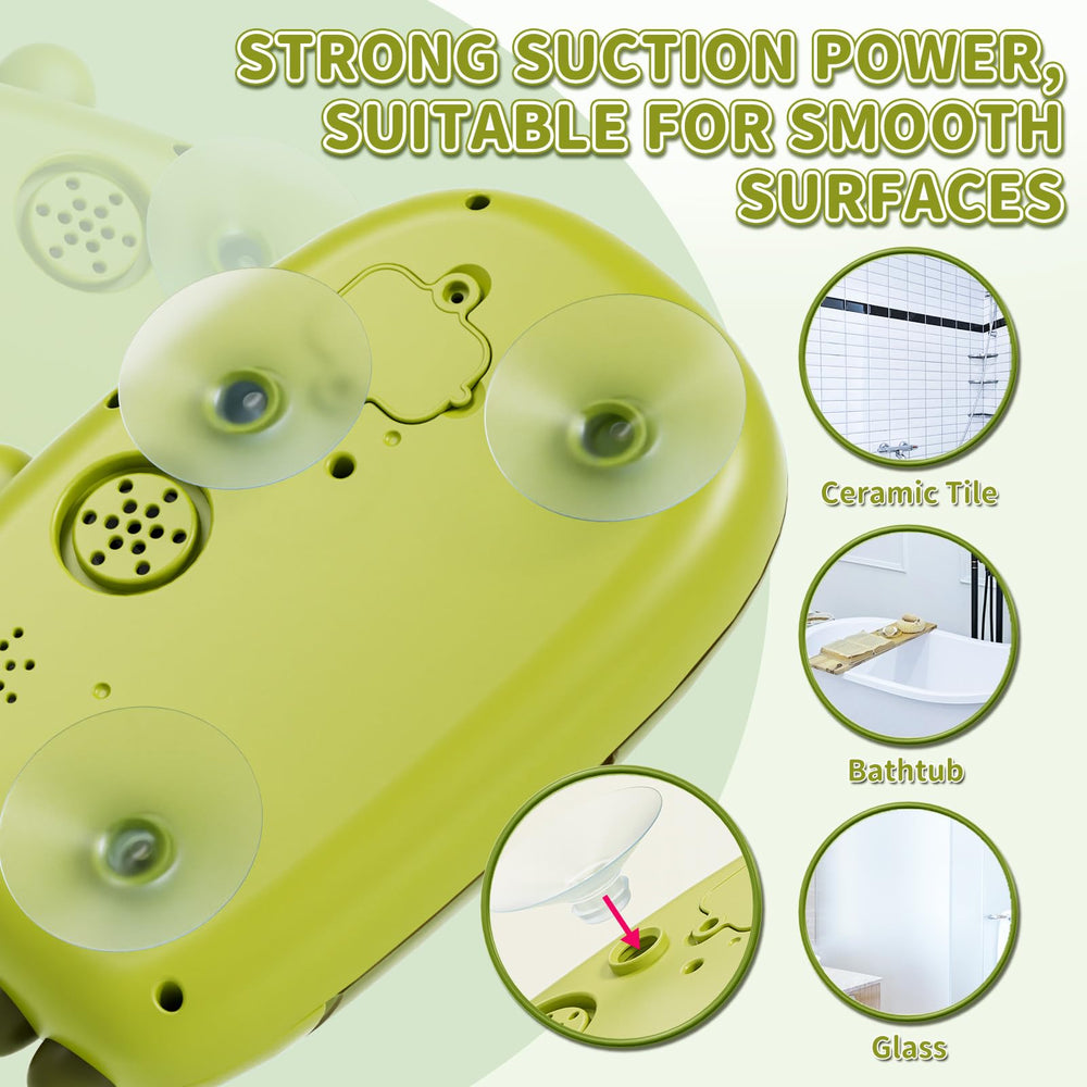 Lehoo Castle bath toy uses regular body wash for easy setup.