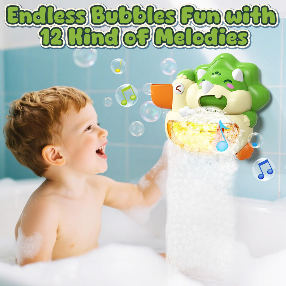 Bubble pours from the duck beak design, enabling quick setup and foam.