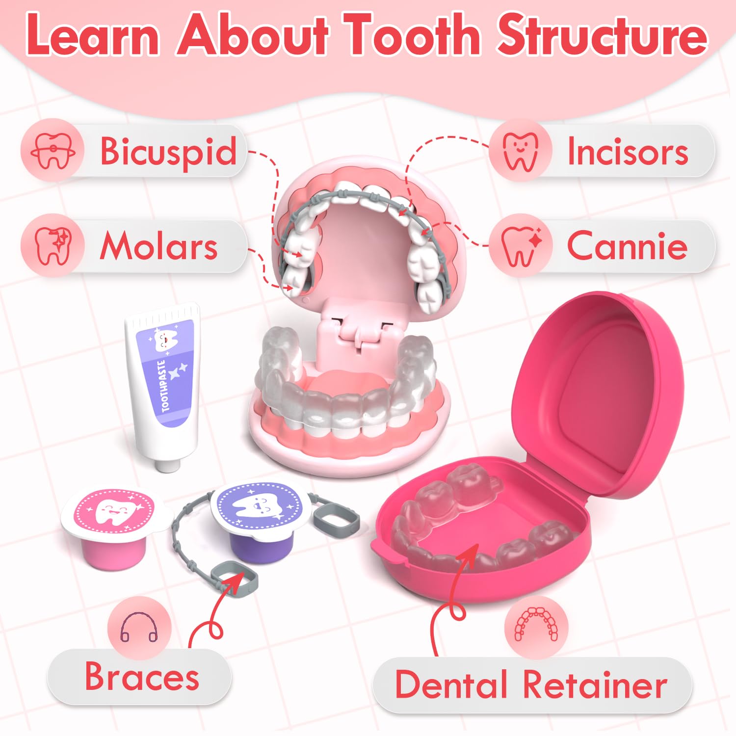 Lehoo Castle dentist costume accessory enhances role play doctor scenes.