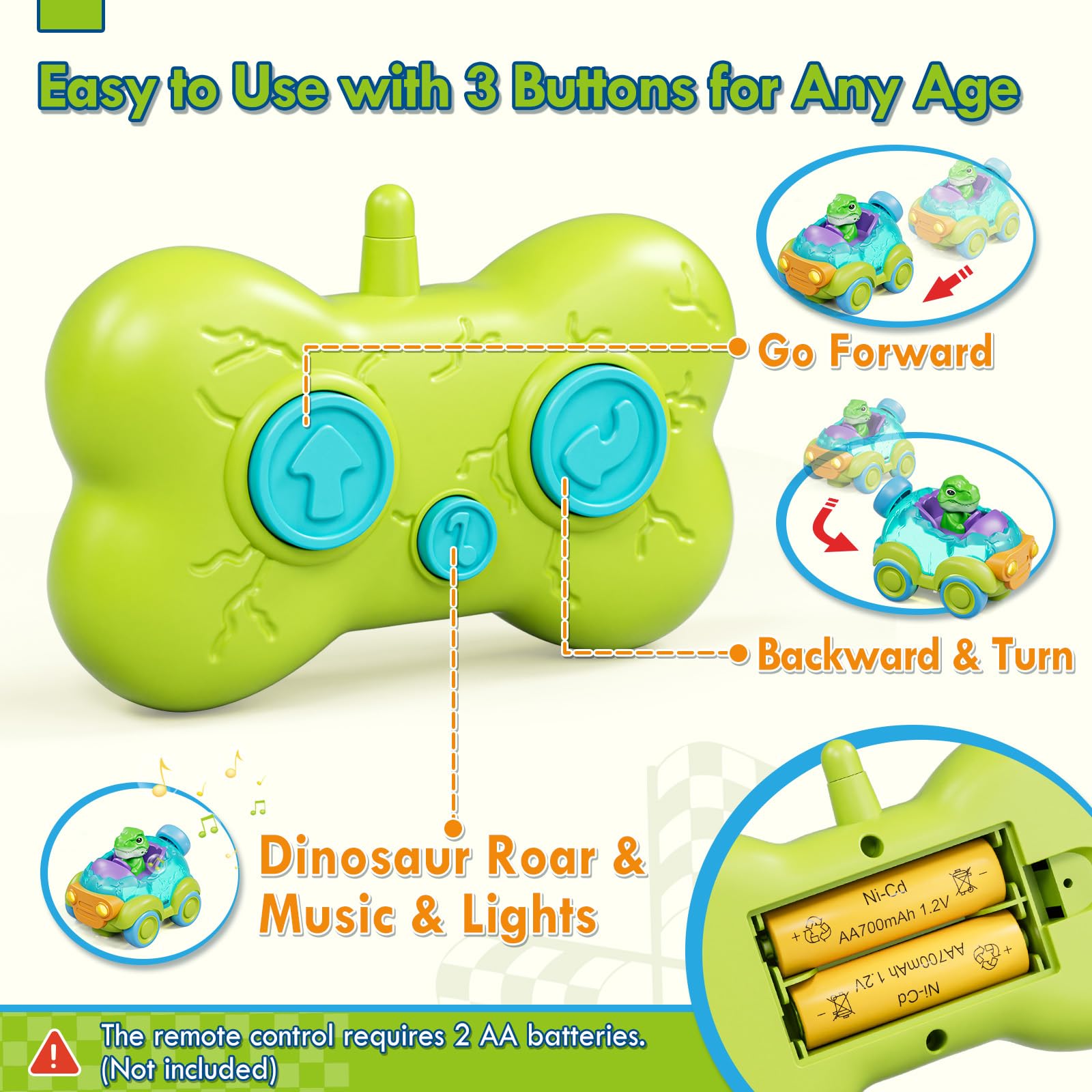 Removable dino characters for imaginative play with Lehoo Castle toy