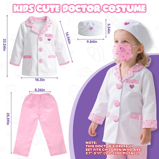 Lehoo Castle doctor costume pants with elastic waist for easy dressing