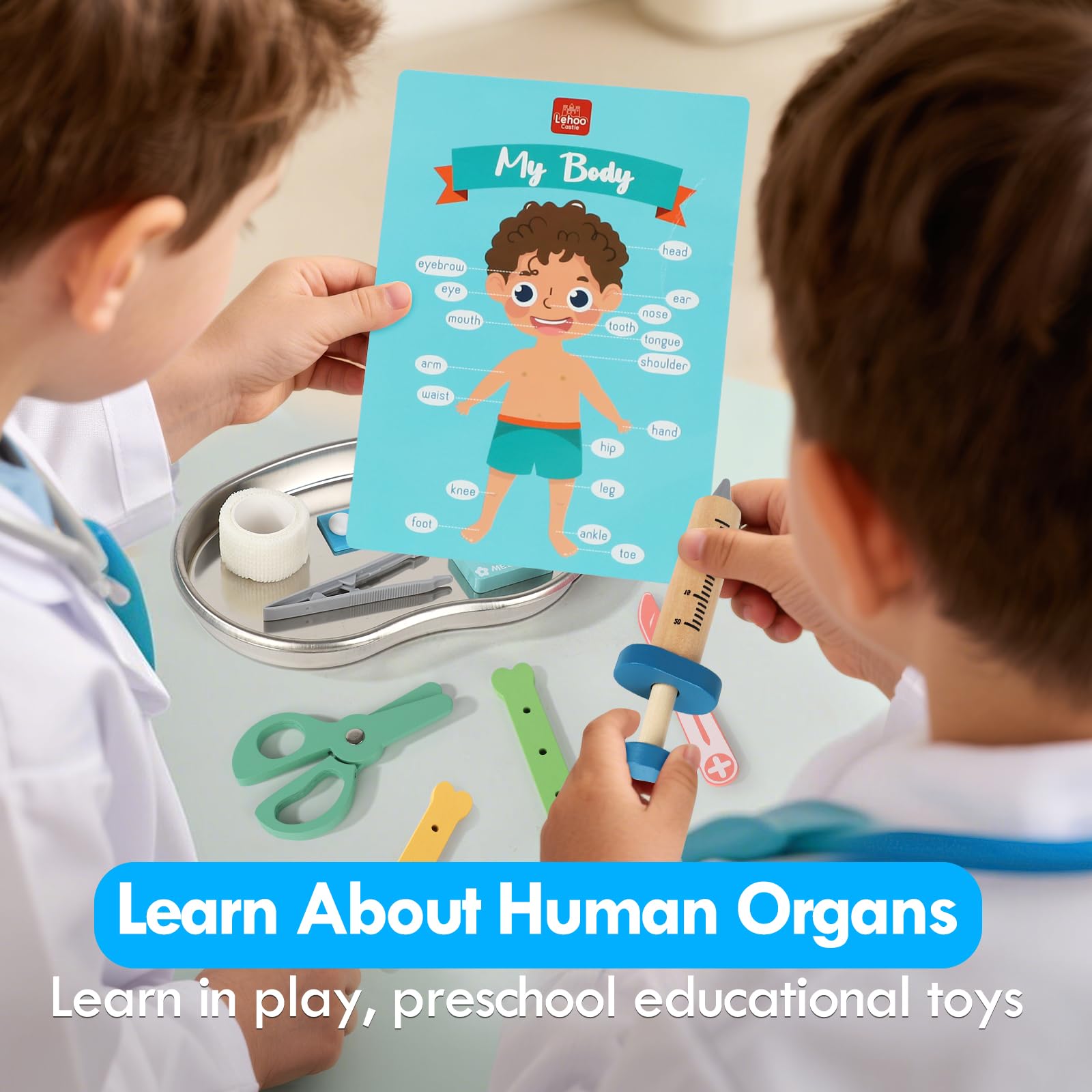 Lehoo Castle Doctor Kit capsules add pretend medication fun to simulations