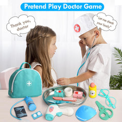Lehoo Castle Doctor Kit flashcards encourage learning through imaginative doctor visits