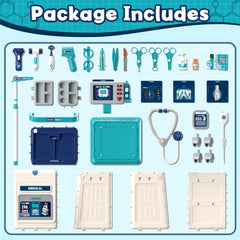 Lehoo Castle Doctor Kit four-wheel cart offers stable, smooth rolling