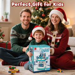 Lehoo Castle Doctor Kit kids playing doctor scene encourages teamwork and imagination