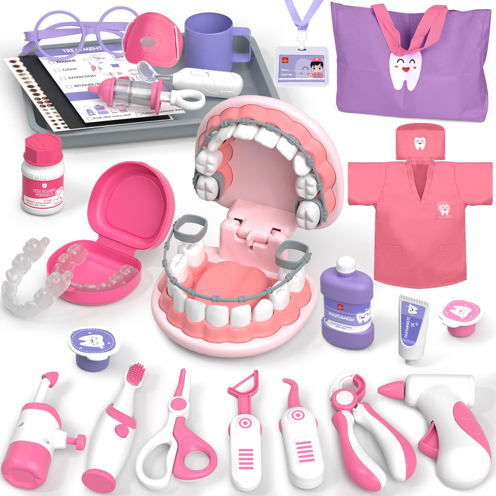 Lehoo Castle Doctor Kit tools for imaginative dental play and fine motor skills.