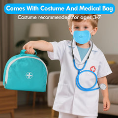 Lehoo Castle Doctor Kit wooden syringe supports safe, hands-on role play