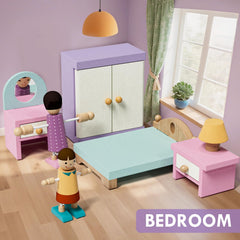 Lehoo Castle nursery area with soft tones and safe wooden details.