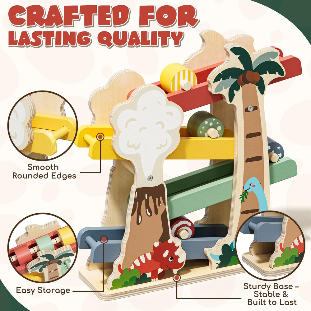 Lehoo Castle durable wood finish uses non-toxic paint for lasting use.