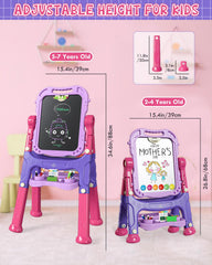 Lehoo Castle Easel in tabletop mode for compact spaces and cozy drawing sessions.