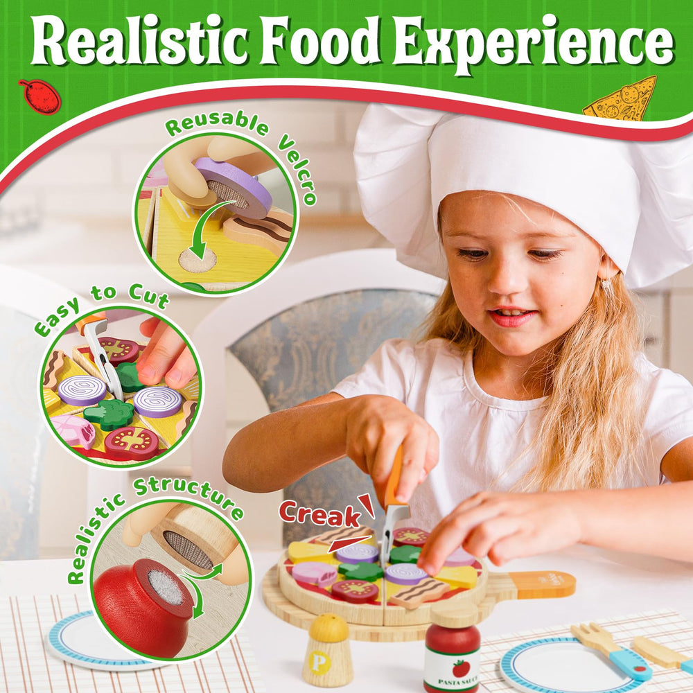 Lehoo Castle felt pasta boilable for tactile pretend cooking