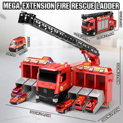 Lehoo Castle fire truck uses non-toxic materials for safe play.