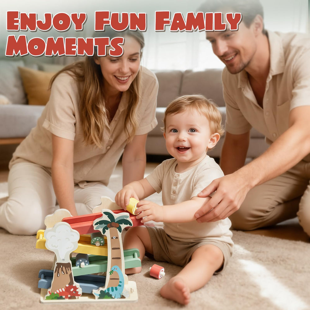 Lehoo Castle large wheels ease grabbing and safe handling for toddlers.