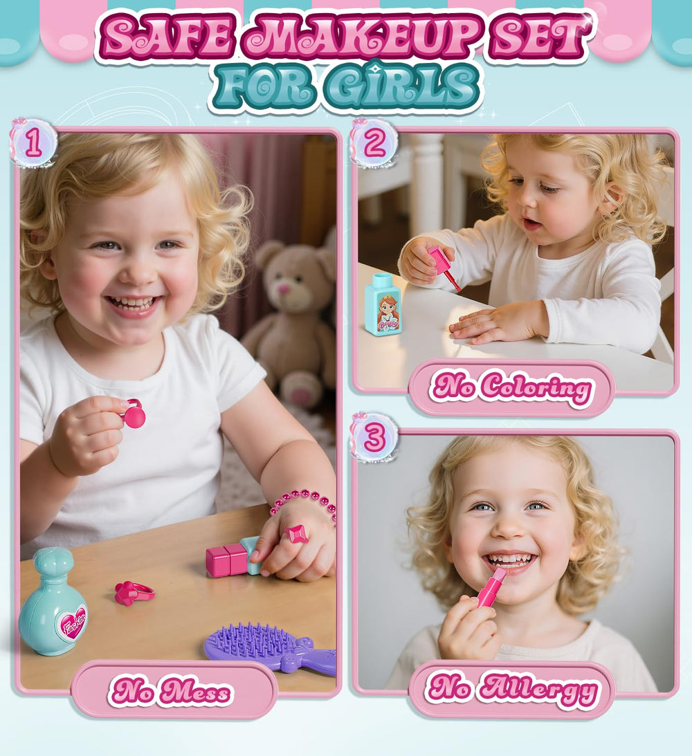 Lehoo Castle makeup toys set with accessories for creative beauty play