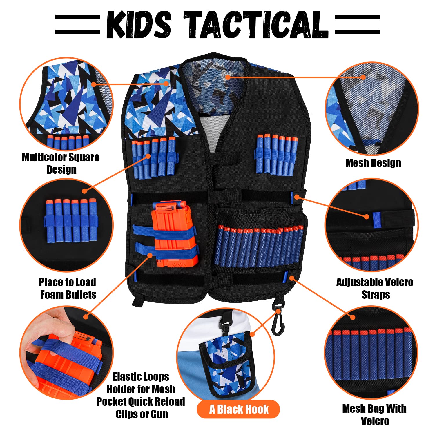 Lehoo Castle Nerf darts refill set for extended, seamless battles