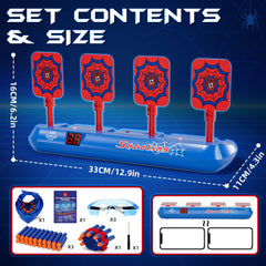 Lehoo Castle safety glasses protect eyes during energetic Nerf battles.