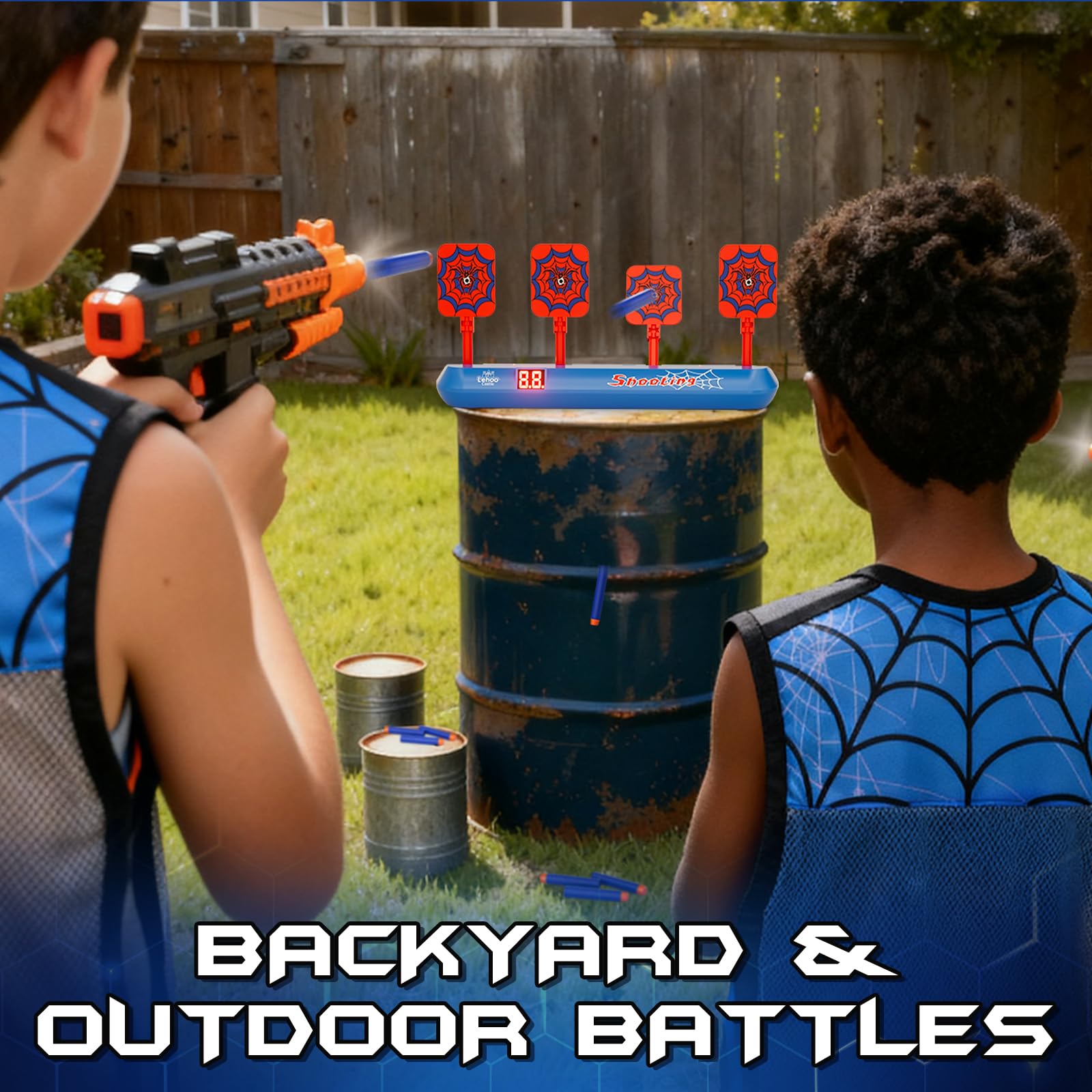 Lehoo Castle Tactical vest provides authentic gear for immersive play.