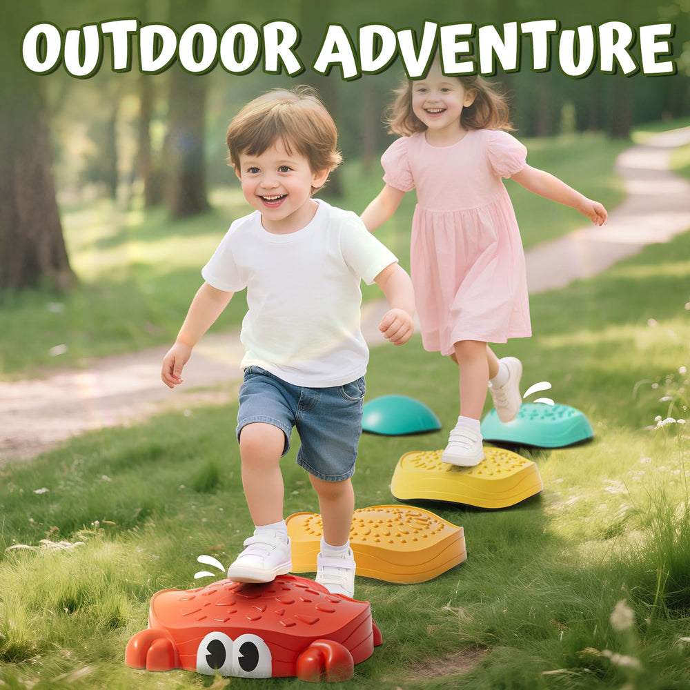Lehoo Castle non-slip rubber-base balances stones for secure indoor or outdoor play.