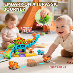 Lehoo Castle parking platforms teach neat organization after play