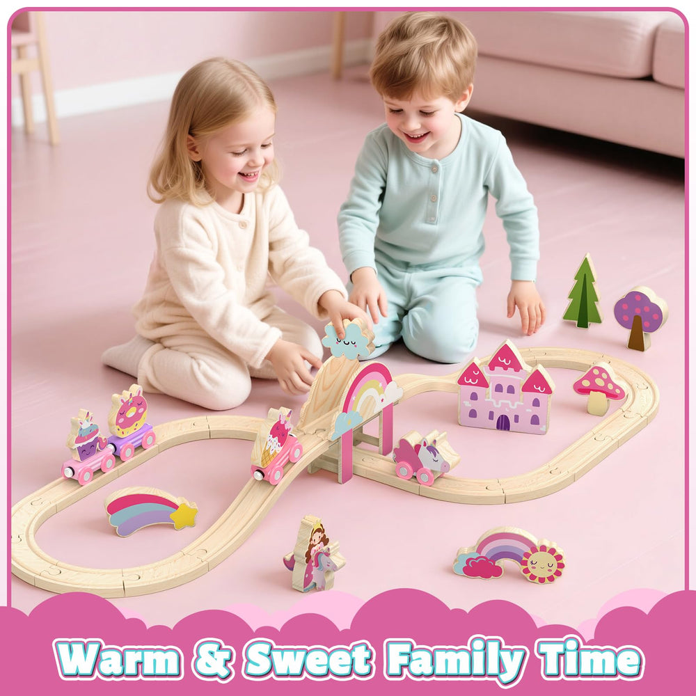 Lehoo Castle pink desserts accessory for tasty, creative train-world stories