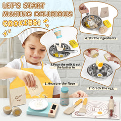 Lehoo Castle cookie-maker scene encouraging storytelling and fine motor skills during play