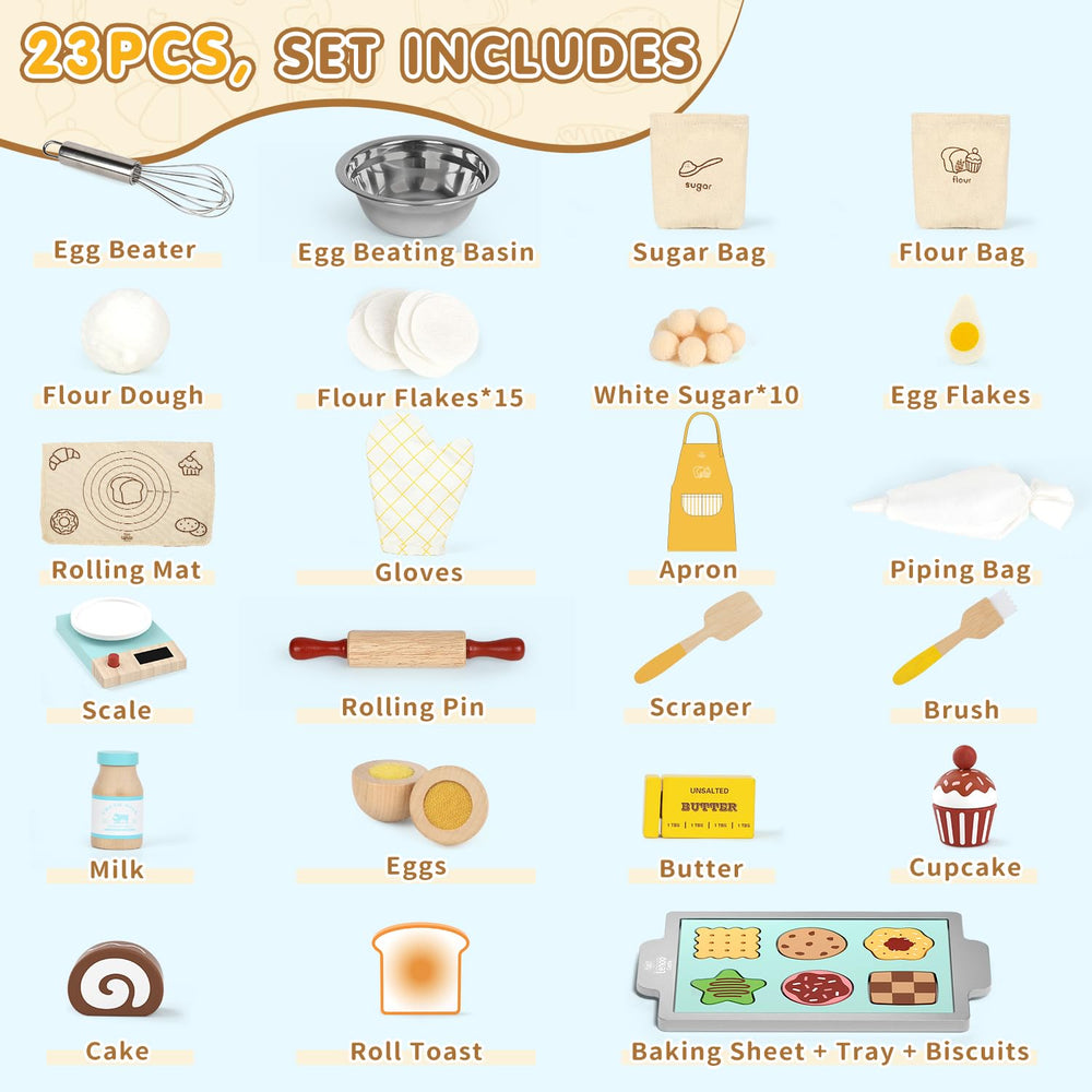 Lehoo Castle kitchen-play scene shows kids enjoying safe wooden tools