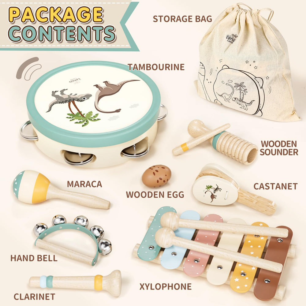 Lehoo Castle portable kit makes group music sessions easy at home or daycare.