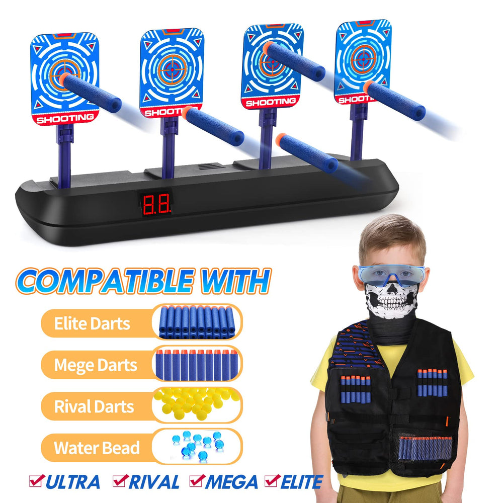 Lehoo Castle protective glasses keep eyes safe during Nerf play