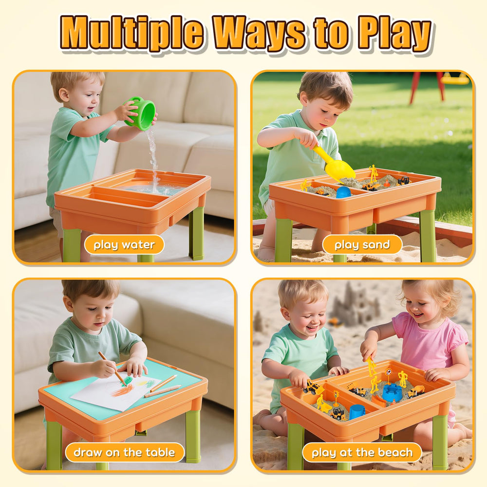 Lehoo Castle sensory table designed for both indoor and outdoor use.