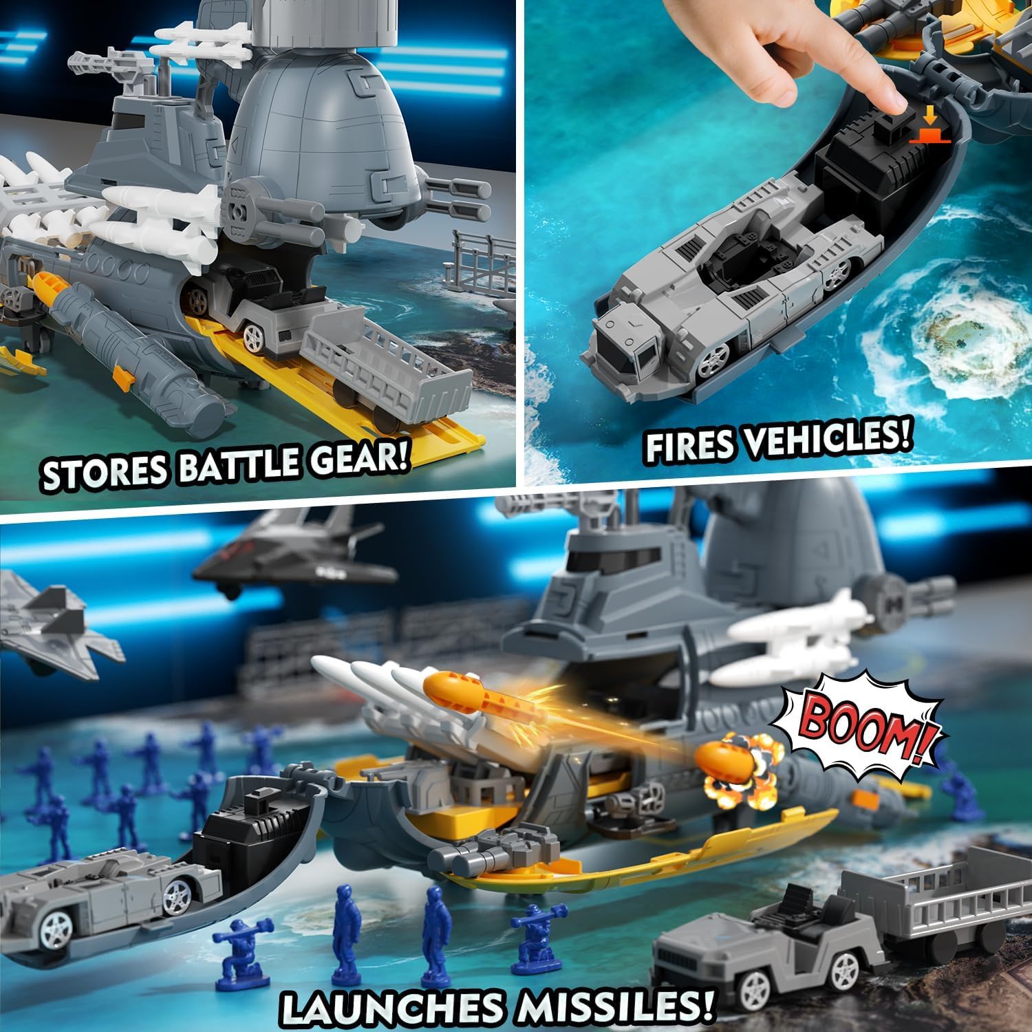 Lehoo Castle submarine transforming toy for underwater adventures