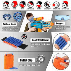 Lehoo Castle tactical mask protects the face during energetic Nerf battles