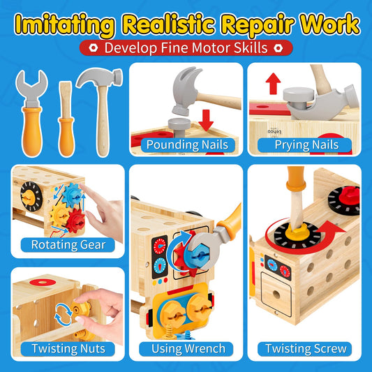 Lehoo Castle hammer ready for toddlers' pretend play and hand‑eye coordination