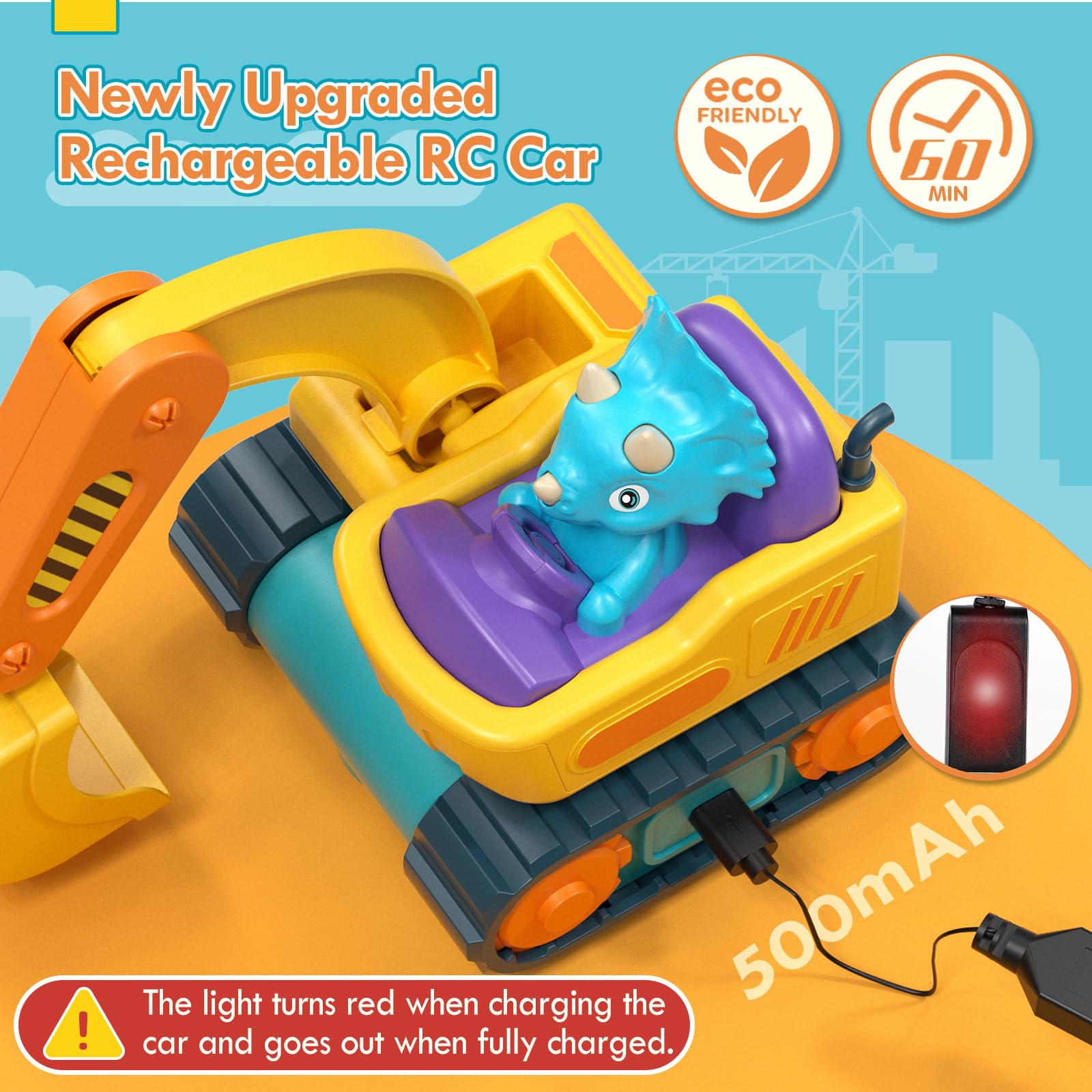 Lehoo Castle remote with two-button controls facilitates easy steering.