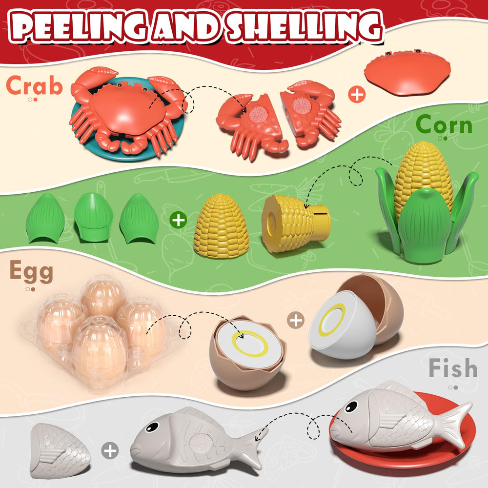 Lehoo Castle utensils set supports interactive kitchen role play.
