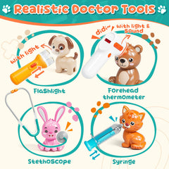 Lehoo Castle vet playset syringe supports safe caregiving role play