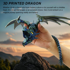 LehuoMaker poseable dragon model for interactive office display.