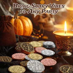 Leib Games pirate coins for party decor and favors.