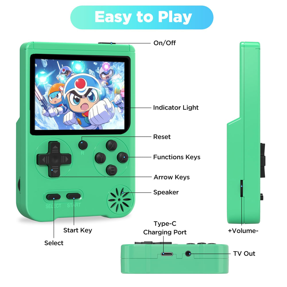 Leingee TV output connection enables bigger-screen play with family and friends.