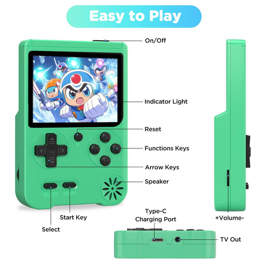 Leingee TV output connection enables bigger-screen play with family and friends.