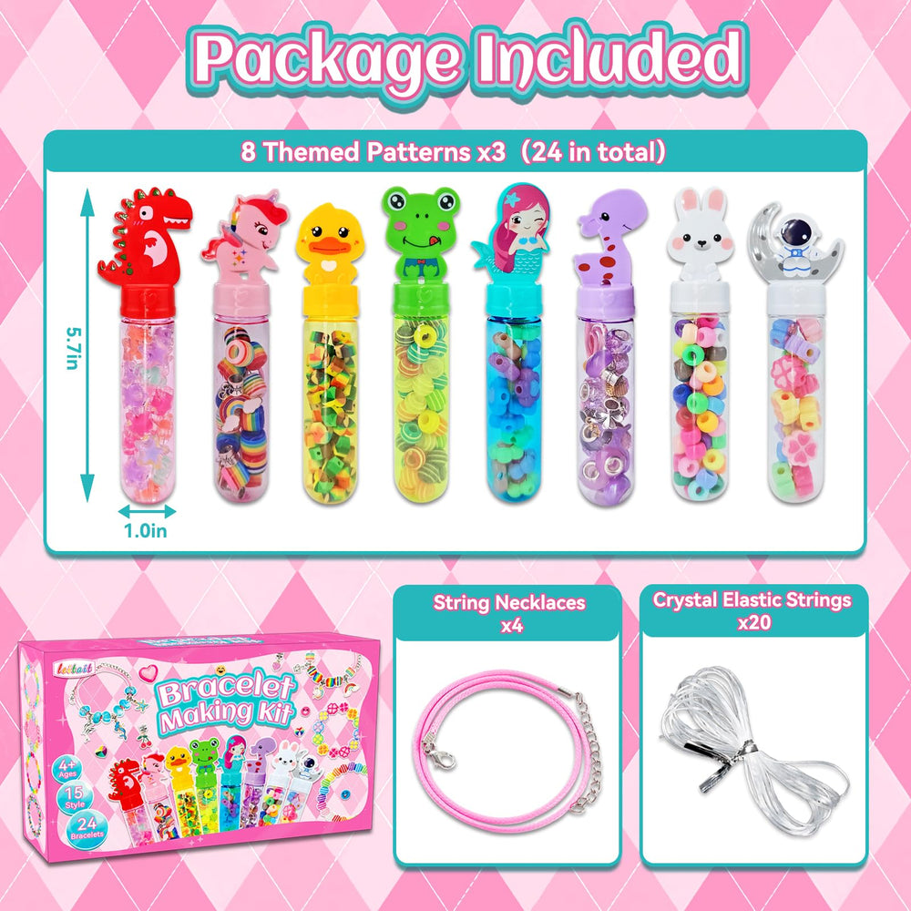 Leitait beginner-friendly craft kit simplifies bead threading for kids.