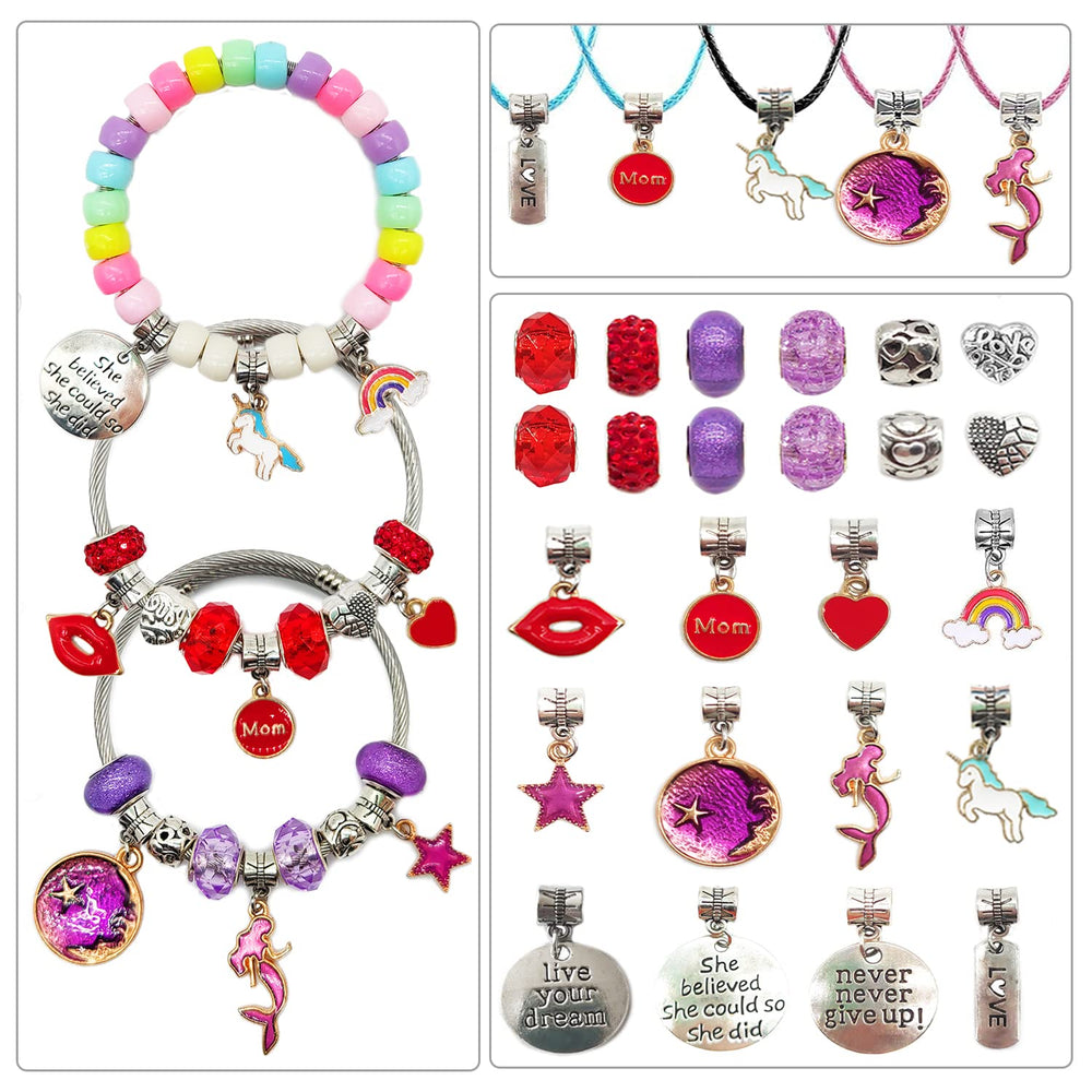 leitait bracelet making tools set with clasps and strings