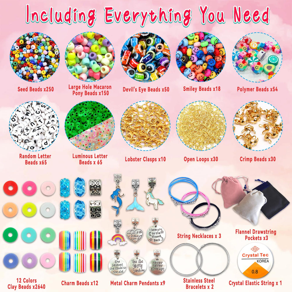 leitait string and tools, kid-friendly supplies for sturdy jewelry