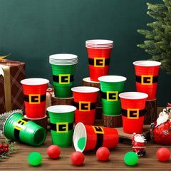 Leitee cup and ball set for quick festive party setup