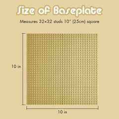 Lekebaby baseplate 10x10 sand playtable fit for quick setup.