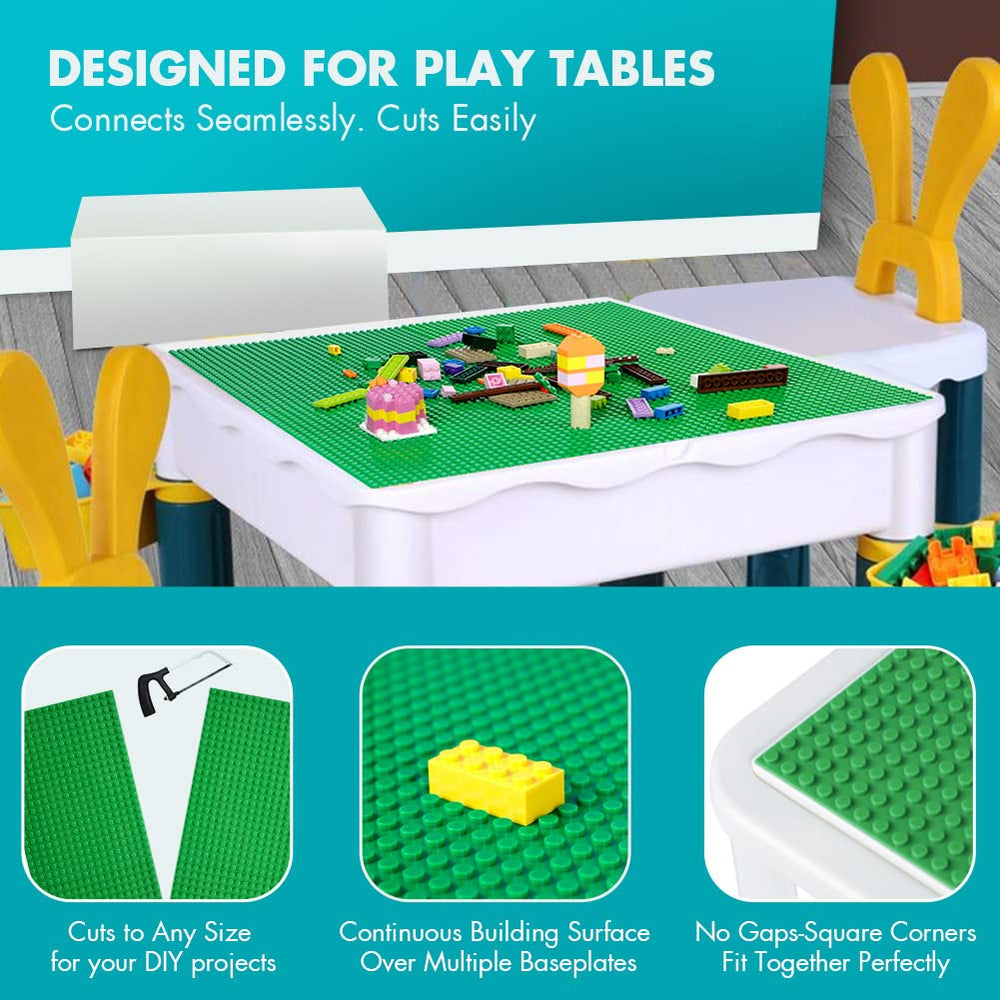 Lekebaby baseplates are easy to cut and glue for customization