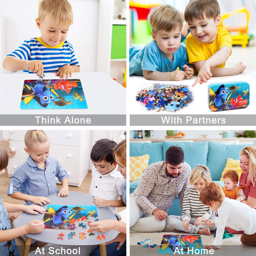 LELEMON puzzle promotes spatial sense and concentration through interactive play.